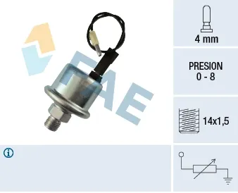 Sensor de presión de aceite 14550 FAE