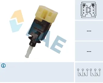 Interruptor de luz de freno 24595 FAE