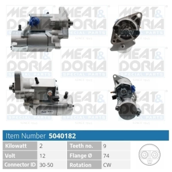 5040182 Meat&Doria motor de arranque