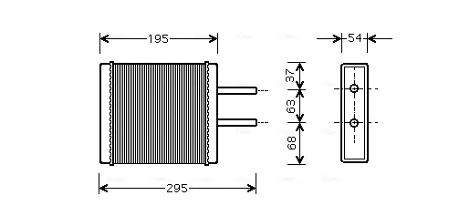 Radiador calefacción KA6047 AVA
