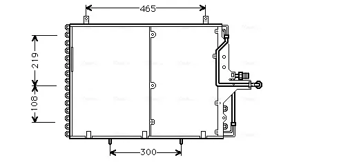 Condensador aire acondicionado MS5169 AVA
