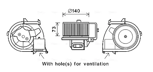 Ventilador interior   