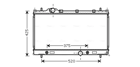 Radiador CR2087 AVA