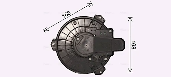 Ventilador habitáculo TO8751 AVA