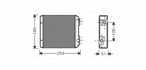 Radiador calefacción LA6020 AVA