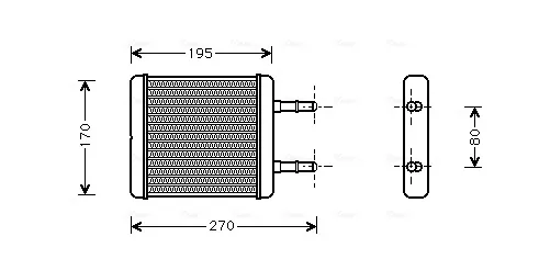 Radiador calefacción HY6061 AVA