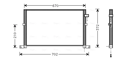 Condensador aire acondicionado FD5334 AVA