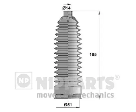 Fuelle dirección N2843025 Nipparts