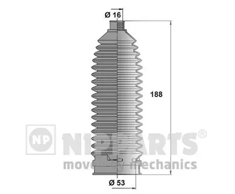 Fuelle de dirección Nissan Navara NP300 III