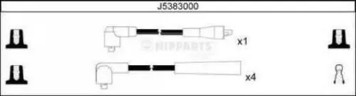 Cables de bujías J5383000 Nipparts