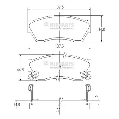 Comprar Pastillas de freno delanteras Suzuki Swift II EA