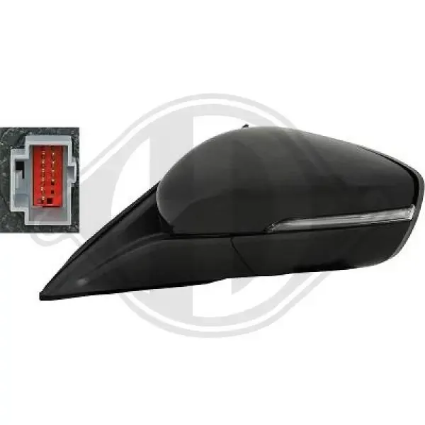 Espejo de retrovisor izquierdo 1530027 Diederichs