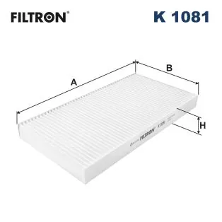 Filtro de habitáculo K1081 Filtron