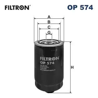 Filtro de aceite OP574 Filtron