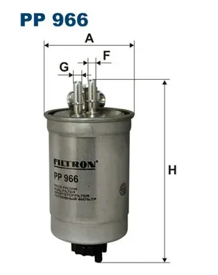 Filtro de combustible PP966 Filtron