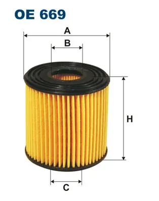 Filtro de aceite OE669 Filtron