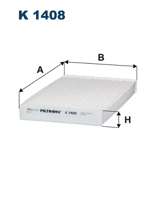 Filtro de habitáculo K1408 Filtron