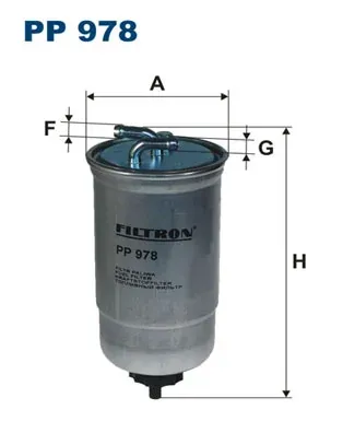 Filtro de combustible PP978 Filtron