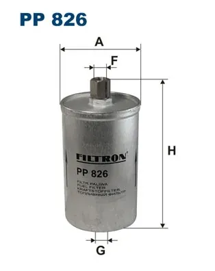 Filtro de combustible PP826 Filtron