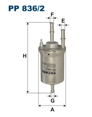 Filtro de combustible PP8362 Filtron