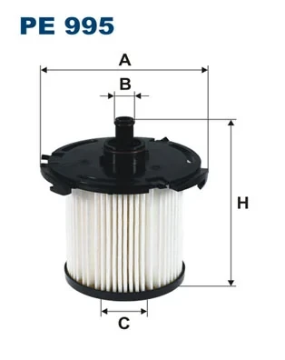 Filtron Filtre à Carburant PE 995/1 – Cartouche Filtrante, Hauteur 85 Mm, Diamètre 84 Mm – Pour Moteur Essence/diesel