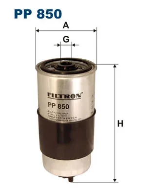 Filtro de combustible PP850 Filtron