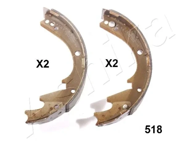 Zapatas de frenos de tambor traseras ASHIKA 5505518