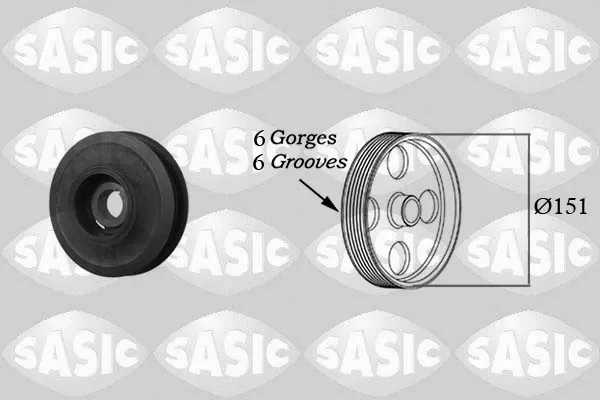 Polea del cigüeñal Opel Astra G sedán (F69) (1998 - 2009) precio, desde