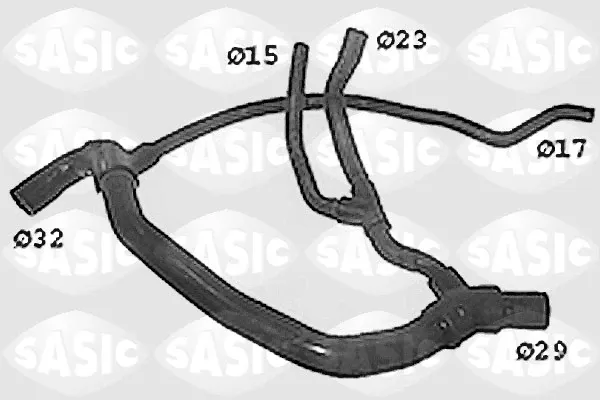 Manguera inferior del radiador SWH4193 Sasic