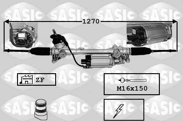 Caja de dirección para Volkswagen Golf 5