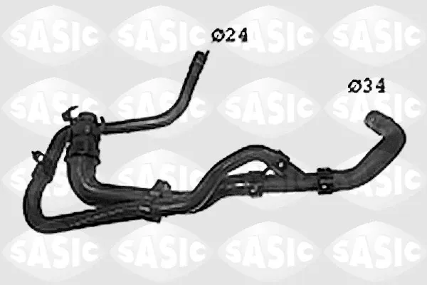 Manguera superior del radiador SWH0485 Sasic