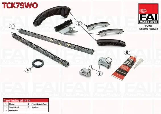 Kit de cadena de distribución TCK79WO FAI