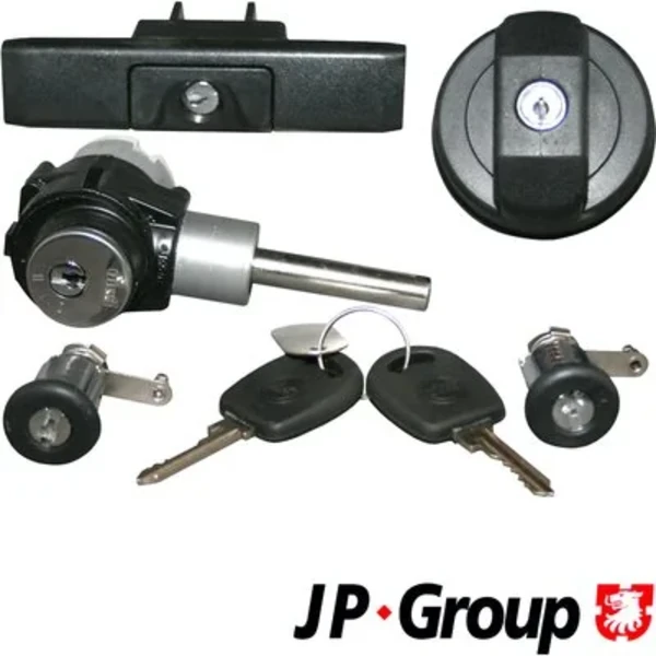 Juego de cerradura de puerta con interruptor de encendido y llaves JP GROUP 1187501410