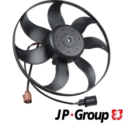 Ventilador eléctrico de refrigeración completo izquierdo (motor y hélice) 1199106200 JP Group