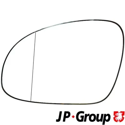 Cristal de espejo retrovisor exterior izquierdo 1189304570 JP Group