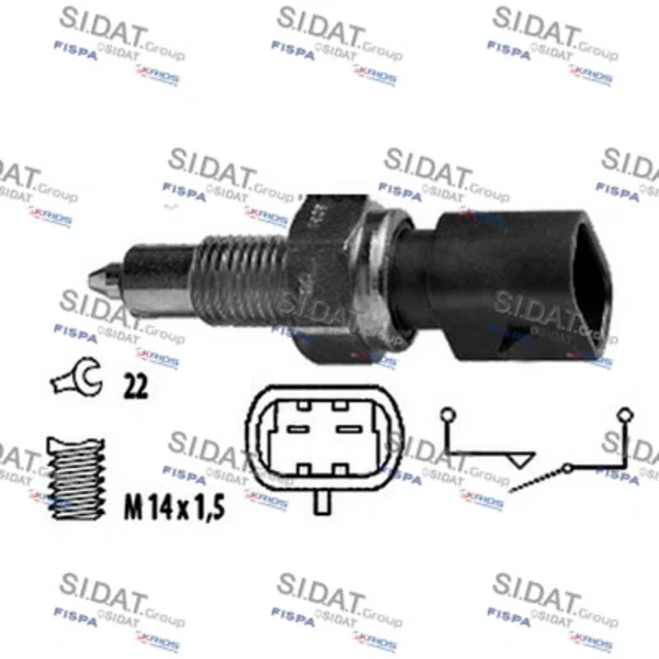 3234203 Sidat interruptor, piloto de marcha atrás