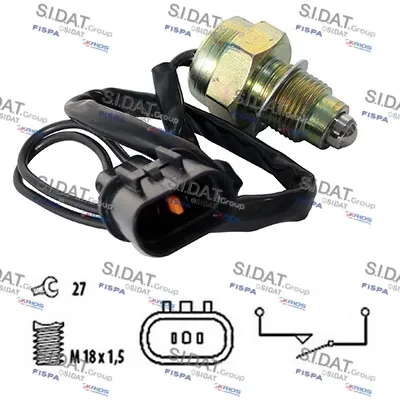 Sensor de marcha atrás 3234269 Sidat