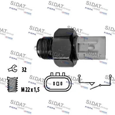 Sensor de marcha atrás 3234262 Sidat