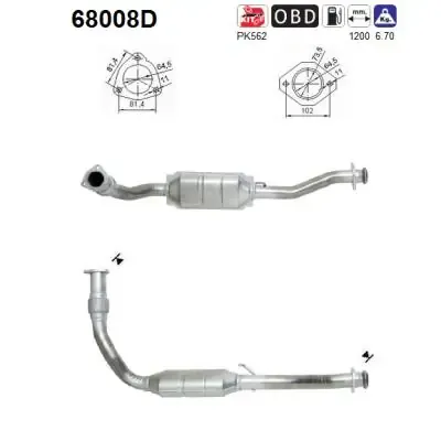 Catalizador 68008D AS/Auto Storm