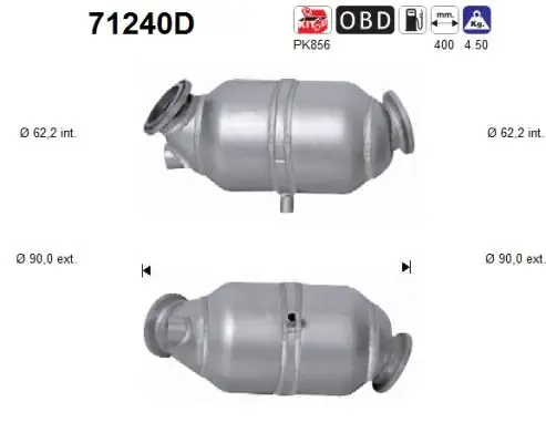 Catalizador Mercedes ML/GLE W164