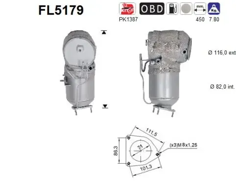 Catalizador FL5179 AS/Auto Storm