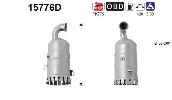 Catalizador 15776D AS/Auto Storm