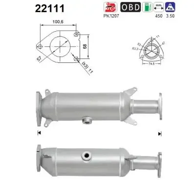 Catalizador 315B91407H Autospeed