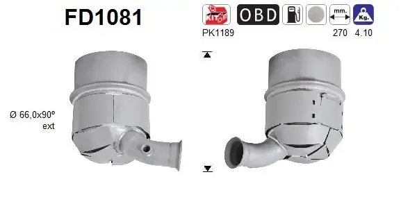 Filtro de partículas FD1081 AS/Auto Storm