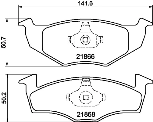 Pastillas de freno Volkswagen Polo III