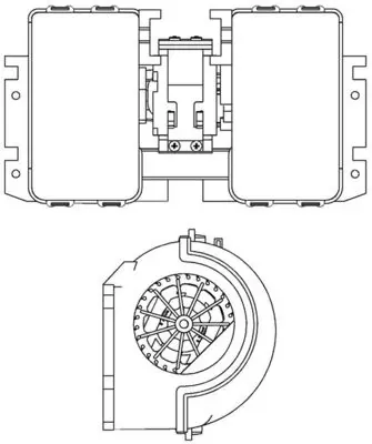 Ventilador habitáculo AB180000P Mahle Original