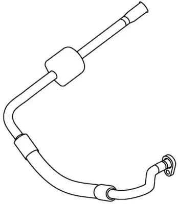Manguera de aire acondicionado de evaporador al compresor AP97000P Mahle Original