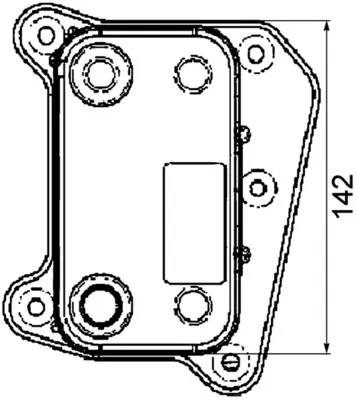 Radiador de aceite CLC38000P Mahle Original