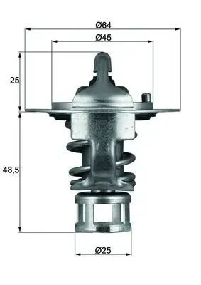 Termostato TX6582 Mahle Original