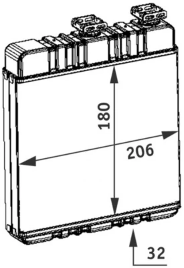 AH 76 000P Mahle Original radiador de calefacción